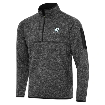 Men's Antigua Heather Ricky Stenhouse Jr. Big & Tall Fortune Quarter-Zip Pullover Jacket