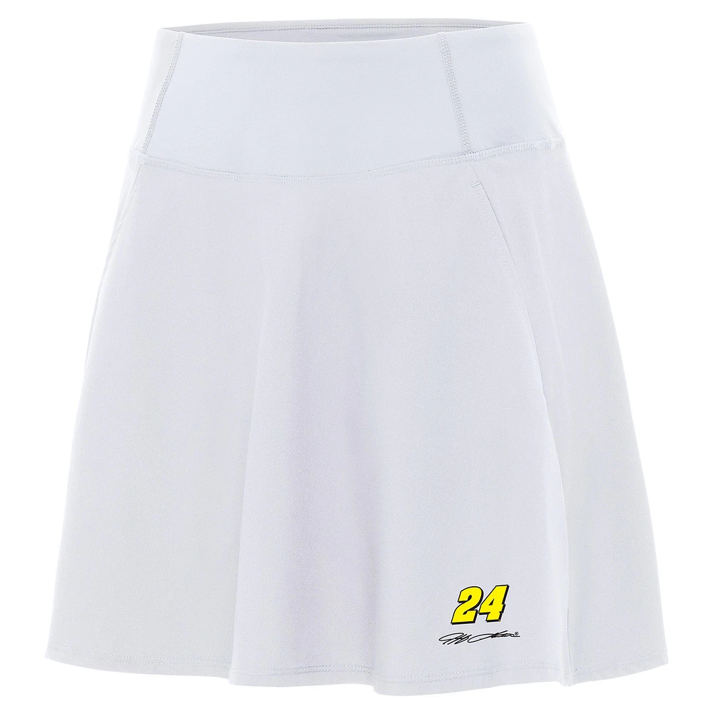 Women's Antigua White Jeff Gordon Chip Skort