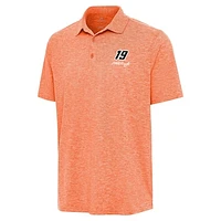 Men's Antigua  Heather Orange Martin Truex Jr Par 3 Polo