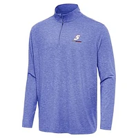 Men's Antigua  Heather Royal Kyle Larson Hunk Quarter-Zip Top