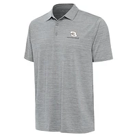 Men's Antigua  Heather Gray Austin Dillon Layout Polo