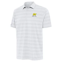 Men's Antigua  White Jeff Gordon Tunnel Polo