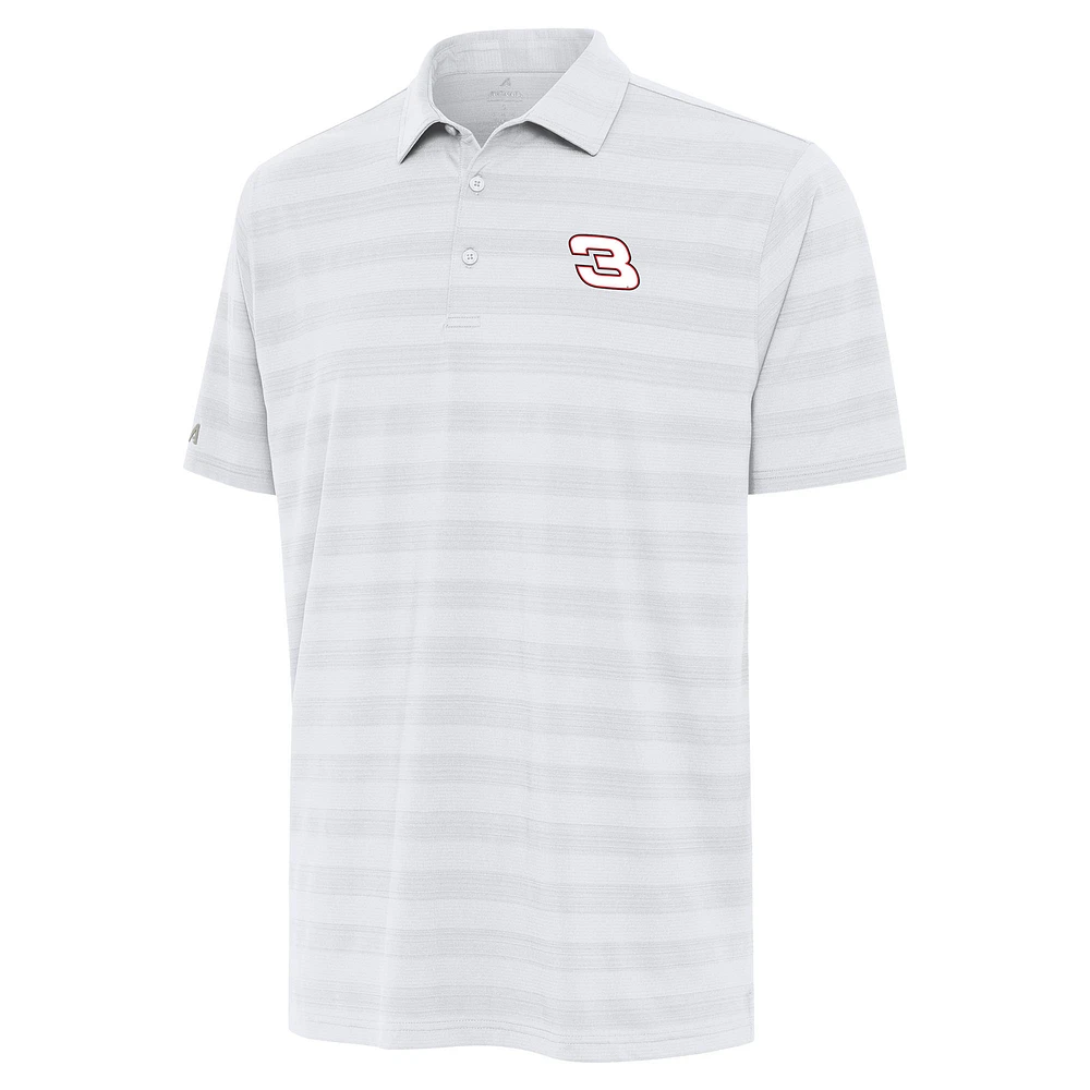 Men's Antigua White Richard Childress Racing Tunnel Polo