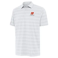 Men's Antigua  White Martin Truex Jr Tunnel Polo