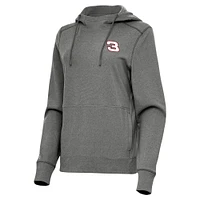 Women's Antigua Heather Richard Childress Racing Justice Pullover Hoodie