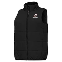 Women's Antigua  Black Brad Keselowski Experience Full-Zip Vest