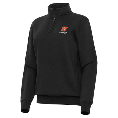 Women's Antigua Martin Truex Jr Victory Quarter-Zip Sweatshirt