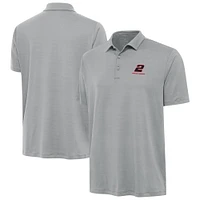 Men's Antigua  Gray Austin Cindric Reprocess Polo
