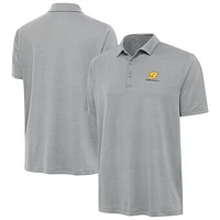 Men's Antigua  Gray Chase Elliott Reprocess Polo