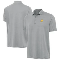 Men's Antigua  Gray Chase Elliott Reprocess Polo