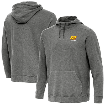 Men's Antigua Heather Ryan Blaney Cloud Pullover Hoodie