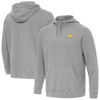 Men's Antigua  Heather Gray Chase Elliott Cloud Pullover Hoodie