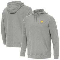 Men's Antigua  Heather Gray Chase Elliott Cloud Pullover Hoodie