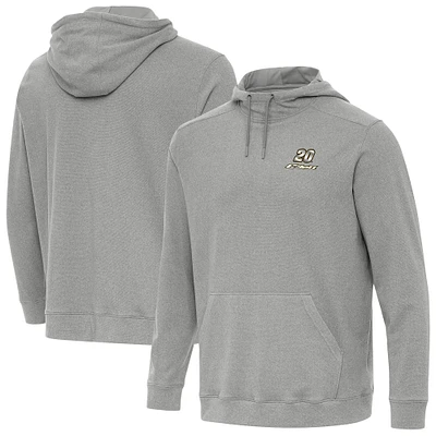 Men's Antigua  Heather Gray Christopher Bell Cloud Pullover Hoodie