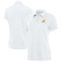 Women's Antigua  White Chase Elliott Reprocess Polo
