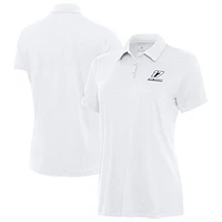 Women's Antigua  White Chris Buescher Reprocess Polo