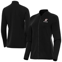 Women's Antigua  Black Brad Keselowski Continual Full-Zip Jacket