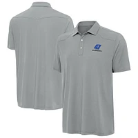 Men's Antigua Gray Ricky Stenhouse Jr. Western Polo