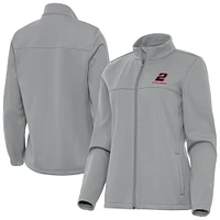 Women's Antigua Gray Austin Cindric Links 2 Full-Zip Golf Jacket
