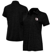 Women's Antigua Heather Richard Childress Racing Layout V-Neck Polo