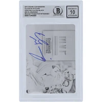 Eli Manning New York Giants Autographed 2017 Panini Contenders Black Printing Plate #MC-EM #1/1 Beckett Fanatics Witnessed Authenticated 10 Card