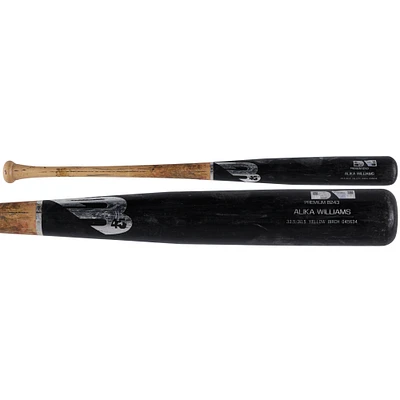 Alika Williams Pittsburgh Pirates Game-Used Black B45 Broken Bat vs. Cincinnati Reds on August 25, 2024
