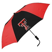 Red/Black Texas Tech Red Raiders Two-Tone Auto Open Folding Umbrella