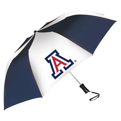 Navy/White Arizona Wildcats Two-Tone Auto Open Folding Umbrella