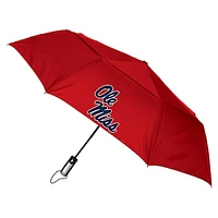 Red Ole Miss Rebels Windflow Dynamo Deluxe 48" Vented Folding Umbrella