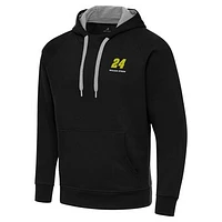 Men's Antigua Black William Byron Victory Pullover Hoodie
