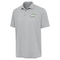 Men's Antigua  Heather Gray Ty Gibbs Par 3 Polo