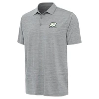Men's Antigua  Heather Gray Ty Gibbs Layout Polo