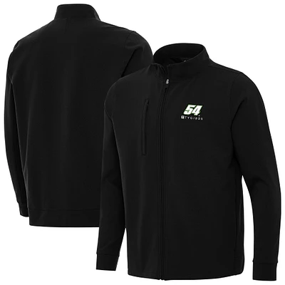 Men's Antigua  Black Ty Gibbs Regard Full-Zip Jacket