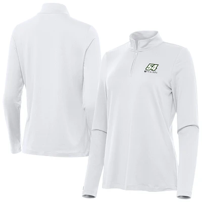 Women's Antigua Ty Gibbs Reprocess Quarter-Zip Pullover Top