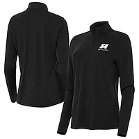 Women's Antigua Heather Ty Gibbs Bright Quarter-Zip Top