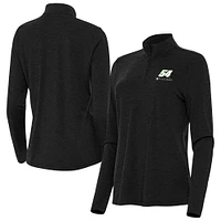 Women's Antigua Heather Ty Gibbs Bright Quarter-Zip Top