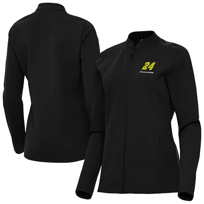 Women's Antigua  Black William Byron Regard Full-Zip Jacket