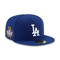 Men's New Era Royal Los Angeles Dodgers 2024 World Series Side Patch 59FIFTY Fitted Hat