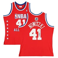 Dirk Nowitzki Dallas Mavericks Autographed Mitchell & Ness 2003-04 All-Star Swingman Jersey