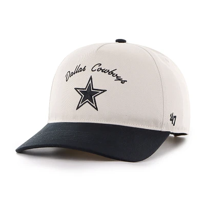 Men's '47 Cream/Black Dallas Cowboys Safe Bet Stable Hitch Adjustable Hat