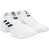 Kansas Jayhawks Team-Issued White Pro Bounce Low adidas Shoes from the Basketball Program - Size 13.5