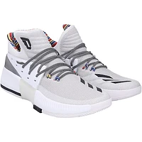 Kansas Jayhawks Team-Issued White Dame 3 adidas Shoes from the Basketball Program - Size 15