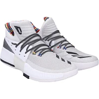 Kansas Jayhawks Team-Issued White Dame 3 adidas Shoes from the Basketball Program - Size 15