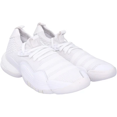 Kansas Jayhawks Team-Issued White Trae 2 adidas Shoes from the Basketball Program - Size 11.5