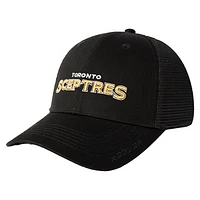 Unisex Black Toronto Sceptres Wordmark Trucker Adjustable Hat