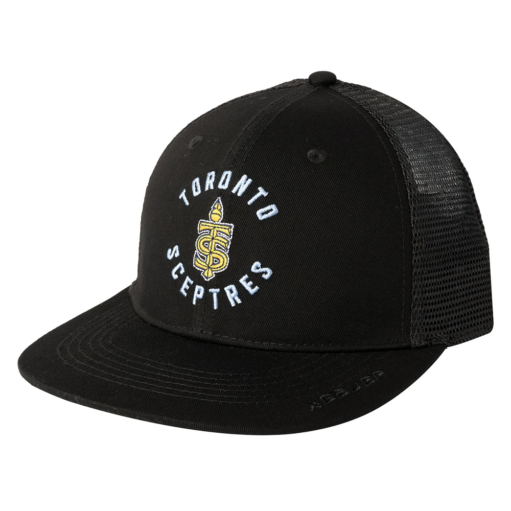 Unisex Black Toronto Sceptres Trucker Snapback Hat