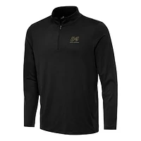 Men's Antigua Black Jimmie Johnson Reprocess Quarter-Zip Top