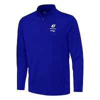 Men's Antigua Royal Ricky Stenhouse Jr. Reprocess Quarter-Zip Top