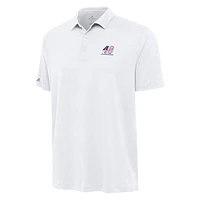 Men's Antigua White Alex Bowman Reprocess Polo