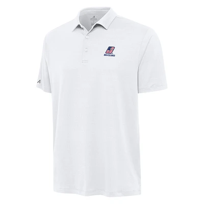 Men's Antigua White Brad Keselowski Reprocess Polo